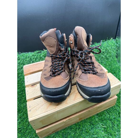 Perry Ellis Portfolio- Hiking Shoes- Brown-Size 6M